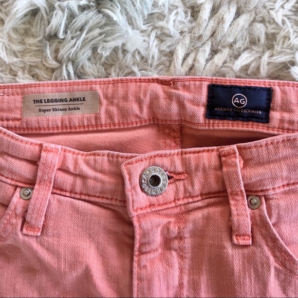 Adriano Goldschmied Jeans, Like New Salmon Color - Picture 2 of 7